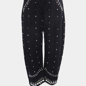 Isabel Marant Black Pants with White Accents